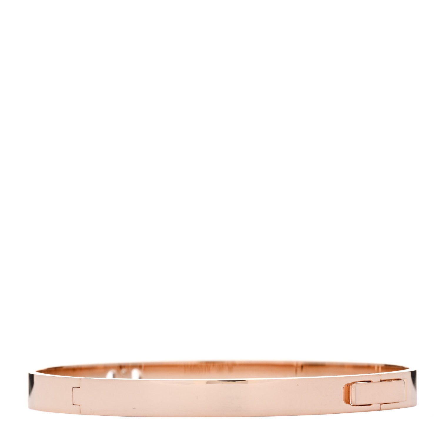 Hermes 18K Rose Gold Diamond PM H D'Ancre Bracelet ST 2 of 4