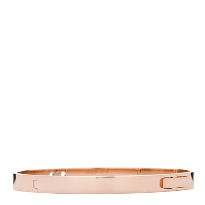 Hermes 18K Rose Gold Diamond PM H D'Ancre Bracelet ST 2 of 4