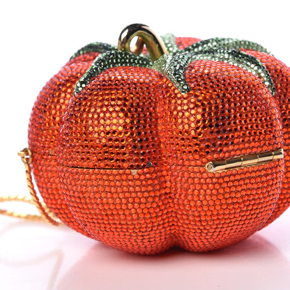 Judith Leiber Swarovski Crystal Tomato Minaudiere Clutch Red 9 of 13
