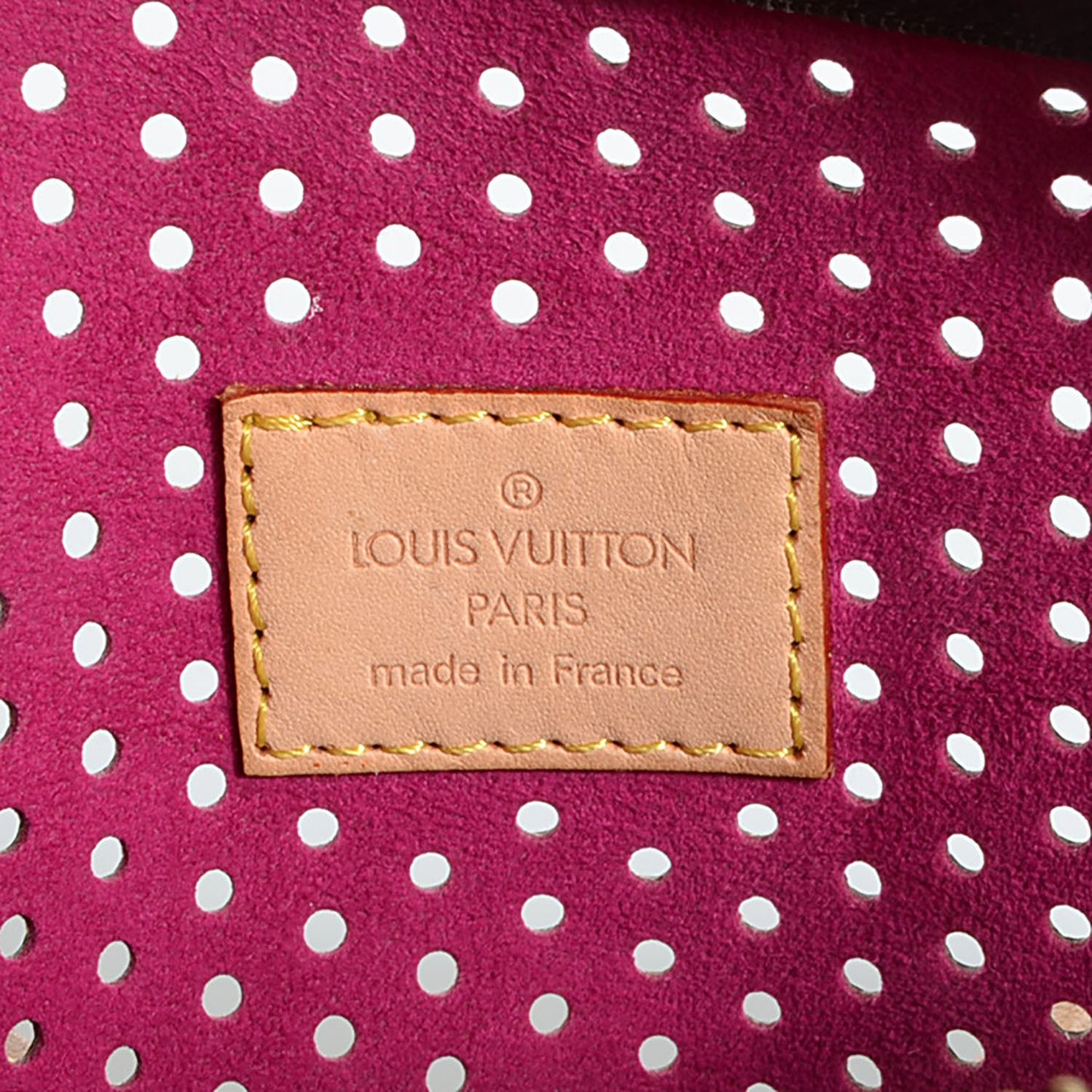 Monogram Perforated Speedy 30 Fuchsia