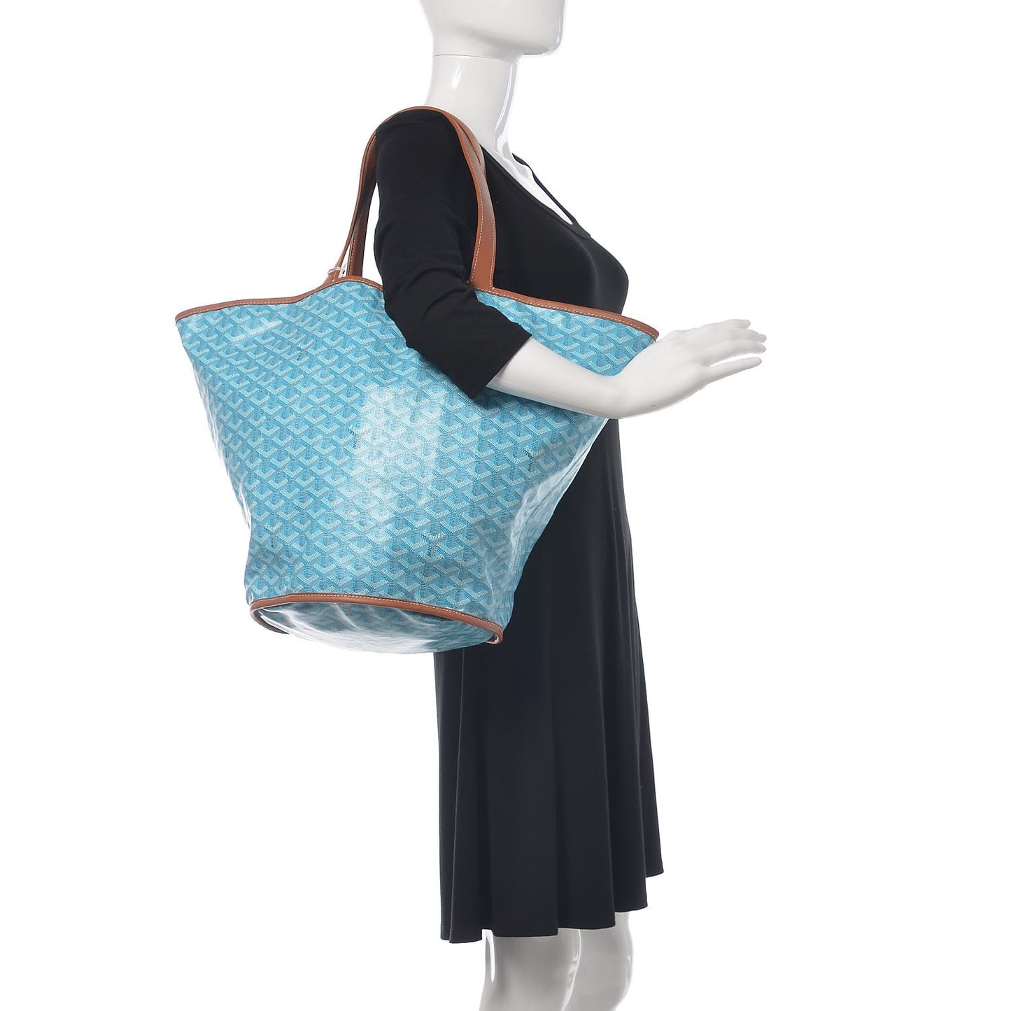 Goyardine Reversible Belharra Light Blue