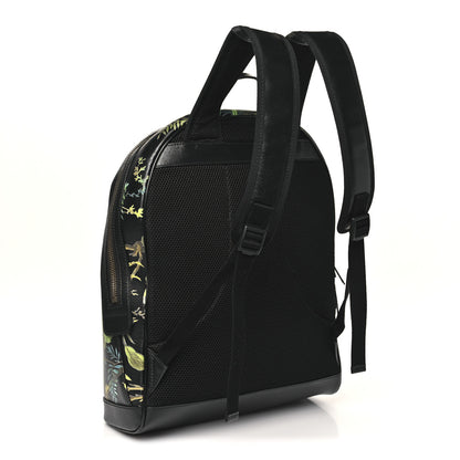 Gucci Calfskin Tropical Print Medium Day Backpack Black Multi 3 of 11
