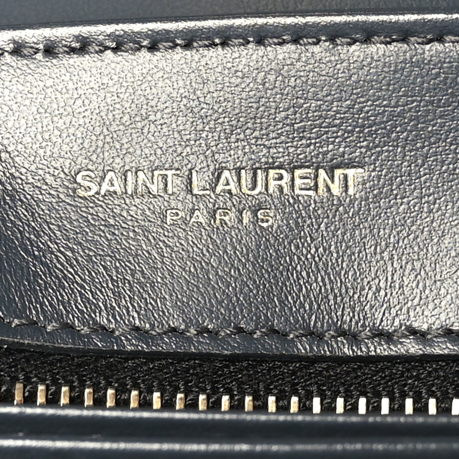 Saint Laurent Calfskin Y Quilted Monogram Toy Loulou Crossbody Bag Dark Smog 7 of 10