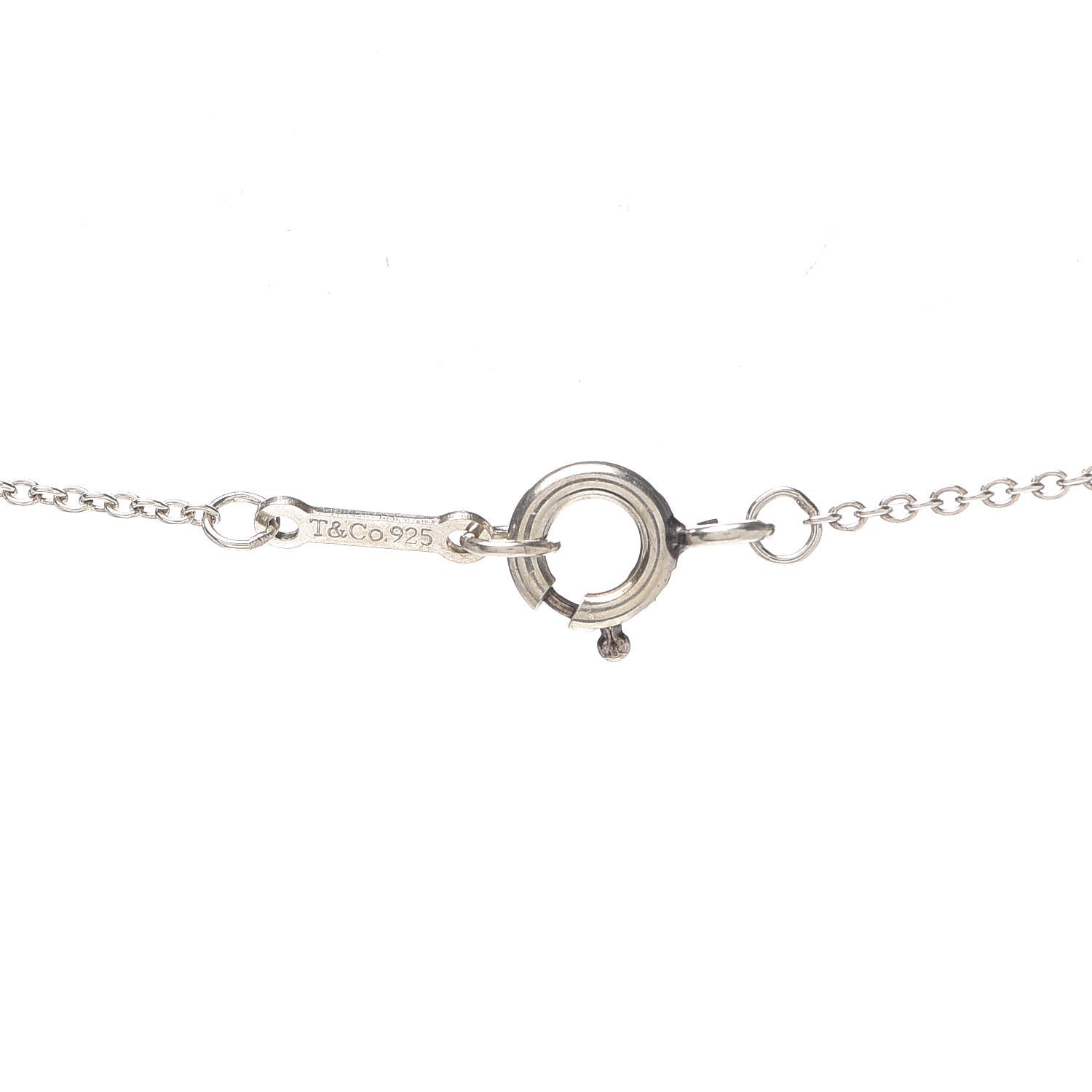 Tiffany Sterling Silver Small Paloma Picasso Loving Heart Pendant Necklace 5 of 5