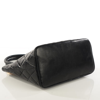Chanel Lambskin Quilted Medallion Tote Black 4 of 7