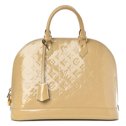 Louis Vuitton Vernis Alma MM Dune 1 of 15
