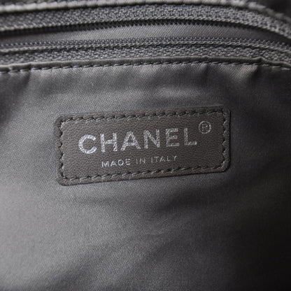 Chanel Metallic Glazed Calfskin Perforated Rodeo Drive Hobo Silver 7 of 12