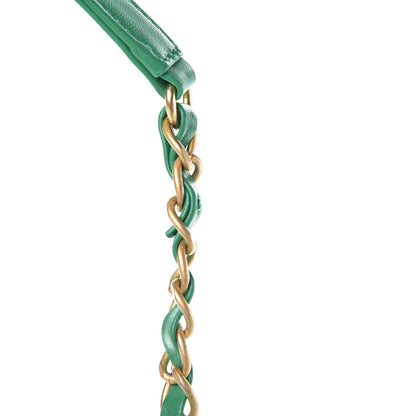 Chanel Caviar Quilted Medium CC Filigree Vanity Case Green 11 of 13