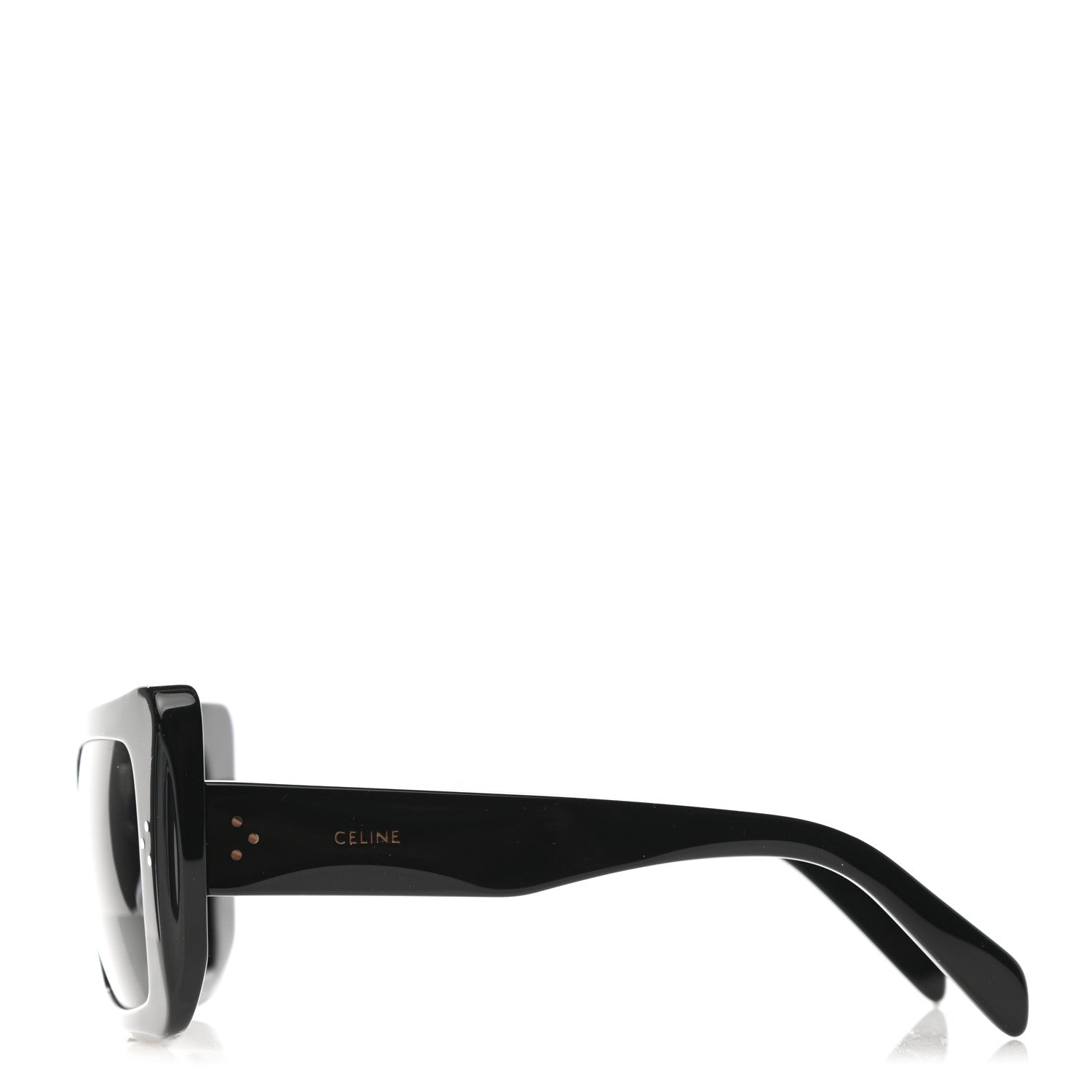 Celine Acetate Square Sunglasses CL40156U Black 3 of 6