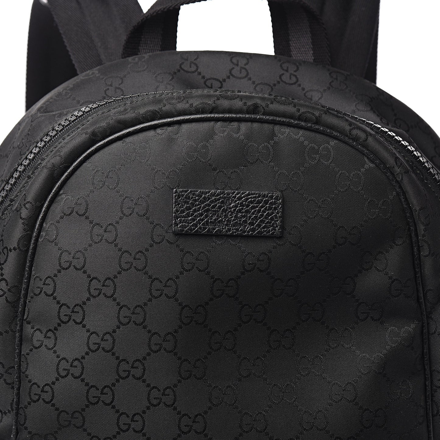 Nylon Monogram Slim Backpack Black