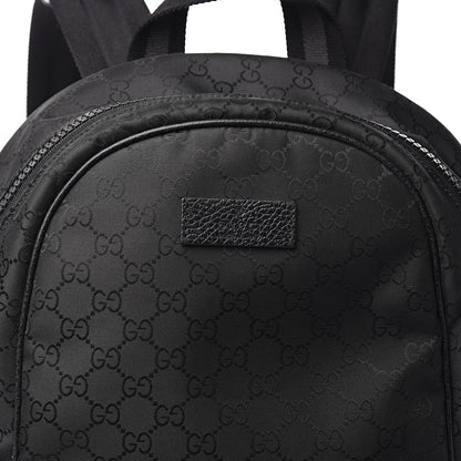 Gucci Nylon Monogram Slim Backpack Black 9 of 9