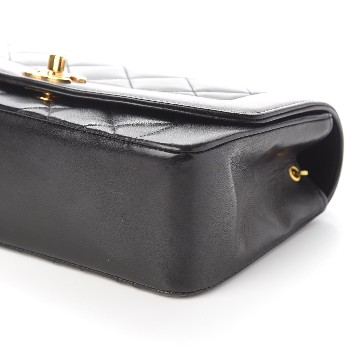 Chanel Lambskin Quilted Small Single Flap Black 8 of 9