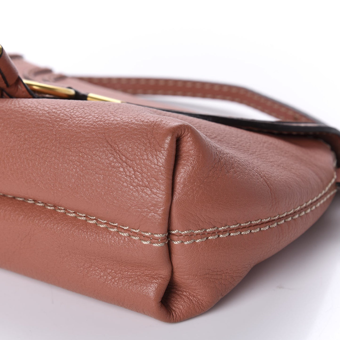 Calfskin Marcie Pochette Crossbody Bag Coral