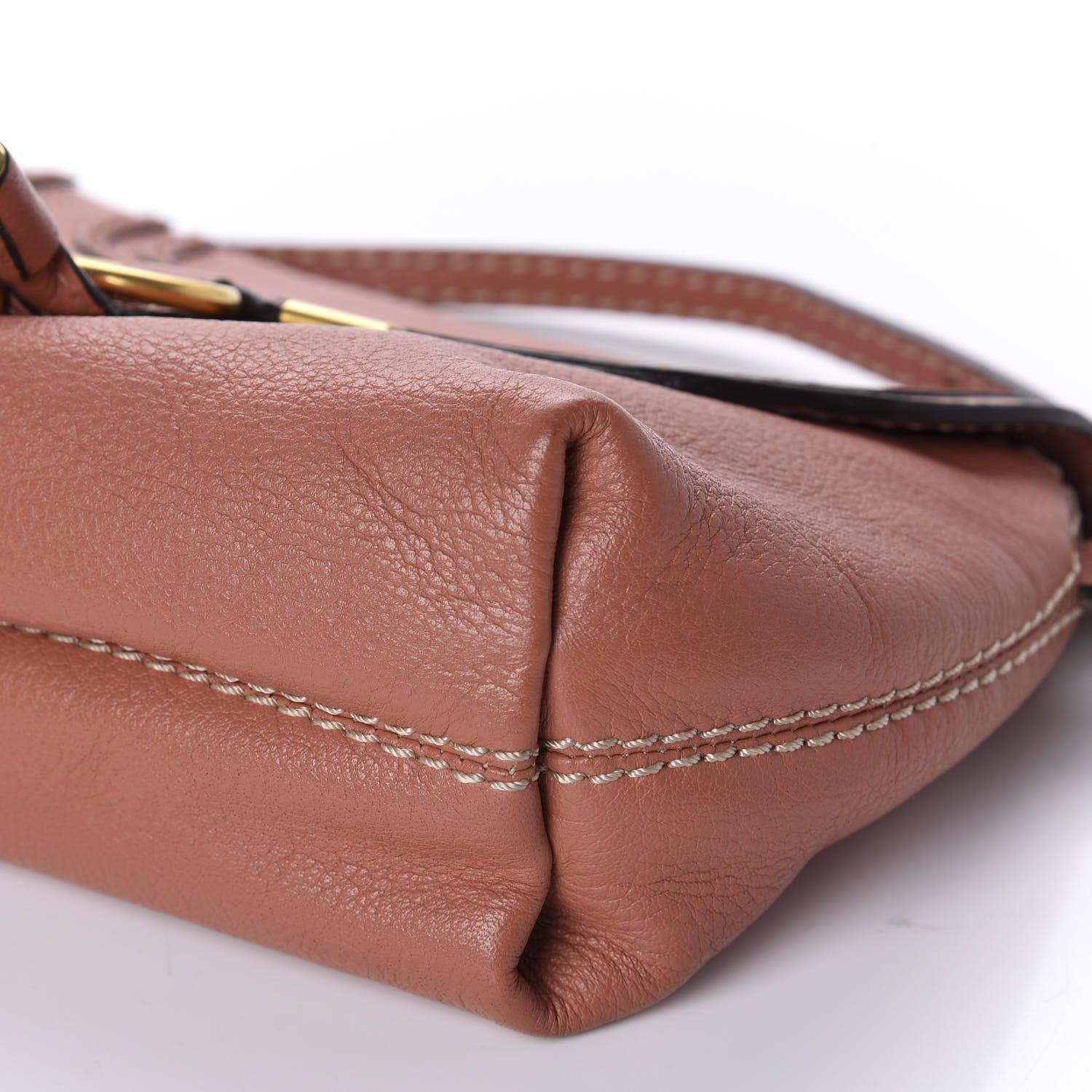 Chloe Calfskin Marcie Pochette Crossbody Bag Coral 7 of 10