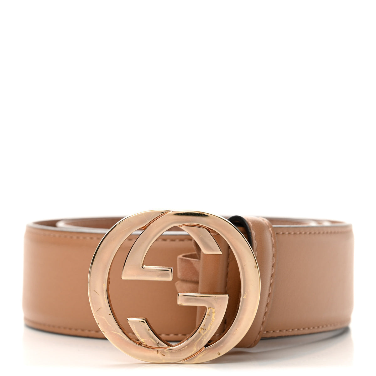 Calfskin Interlocking G 37mm Belt 75 30 Camelia