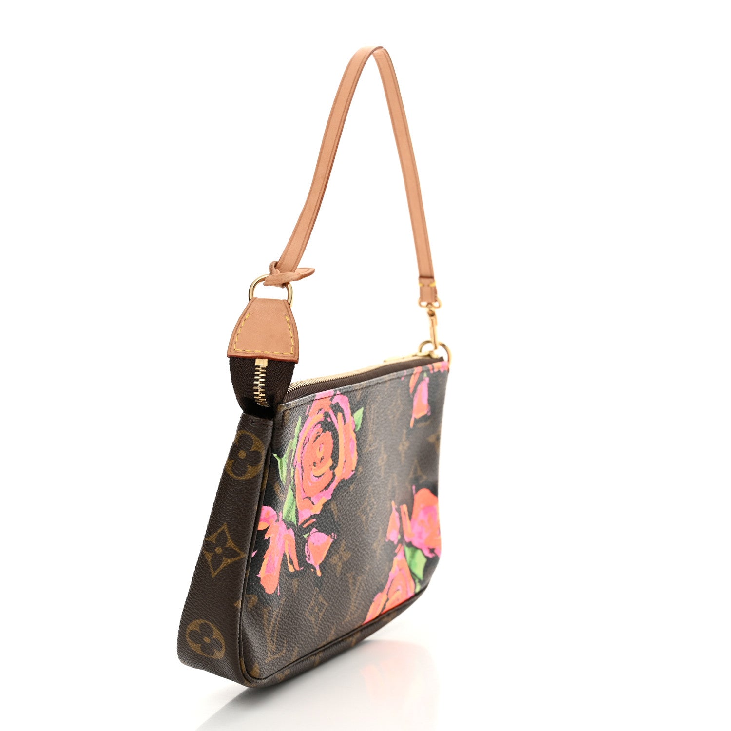 Louis Vuitton Monogram Roses Pochette Accessories 3 of 11