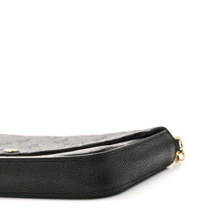 Louis Vuitton Empreinte Pochette Felicie Chain Wallet Black 9 of 10