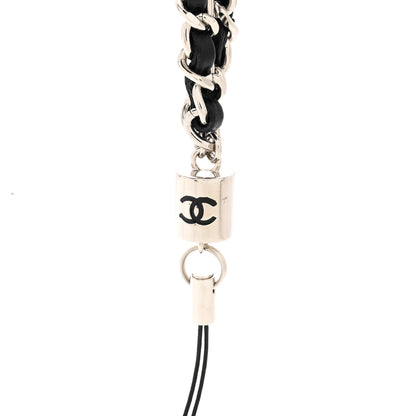 Chanel Metal Lambskin Phone Wristlet Black 3 of 3
