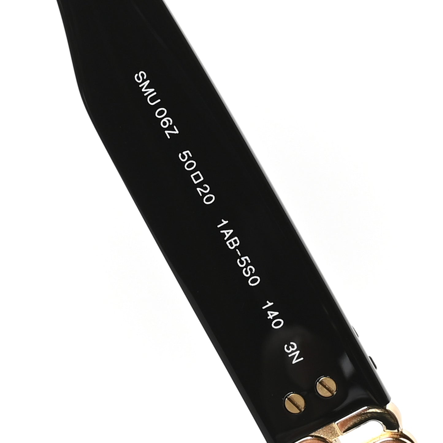 Acetate Oval Sunglasses SMU 06Z Black