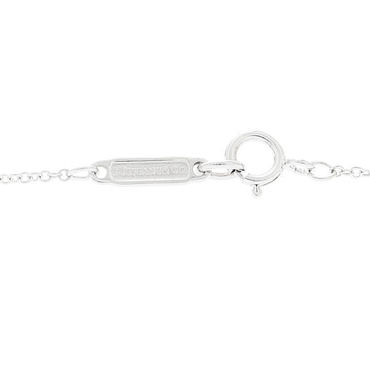 Tiffany 18K White Gold Diamond Medium Atlas Open Pave Pendant Necklace 5 of 7