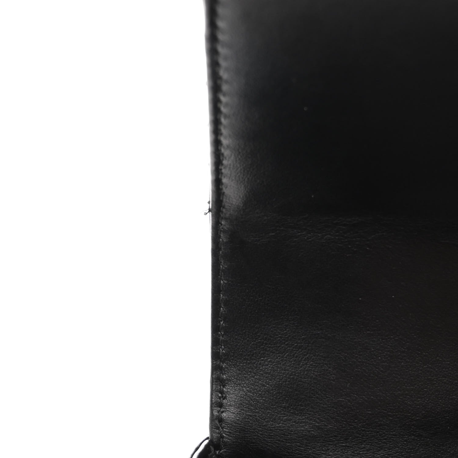 Prada Soft Calfskin Impunture Diagramme Medium Chain Flap Shoulder Bag Black 10 of 12