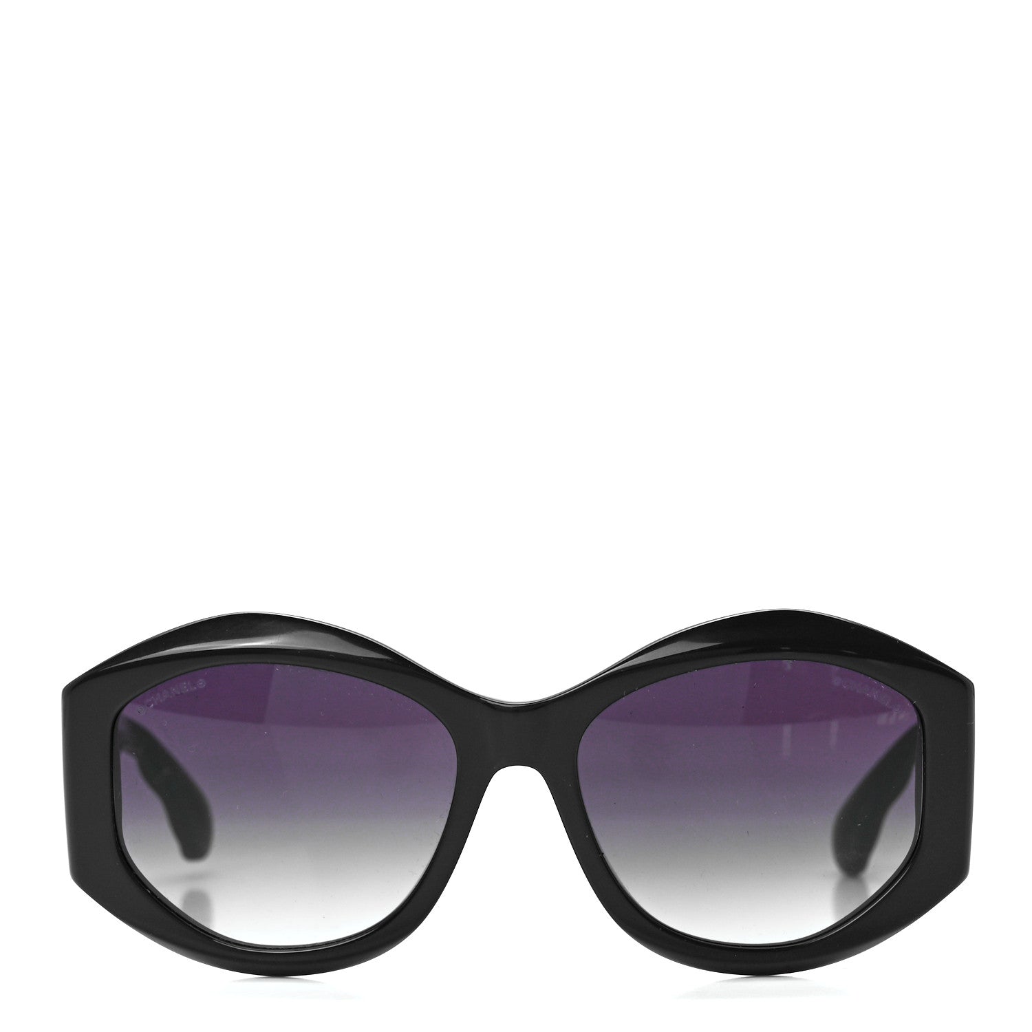 Chanel Acetate Quilted CC Sunglasses 5486-A Blue Green 2 of 7
