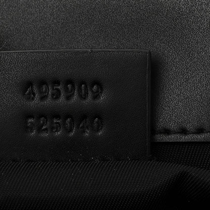 Gucci GG Supreme Monogram Web Messenger Diaper Bag Black Grey 7 of 11