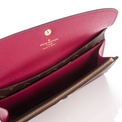 Louis Vuitton Monogram Emilie Wallet Fuchsia 5 of 6