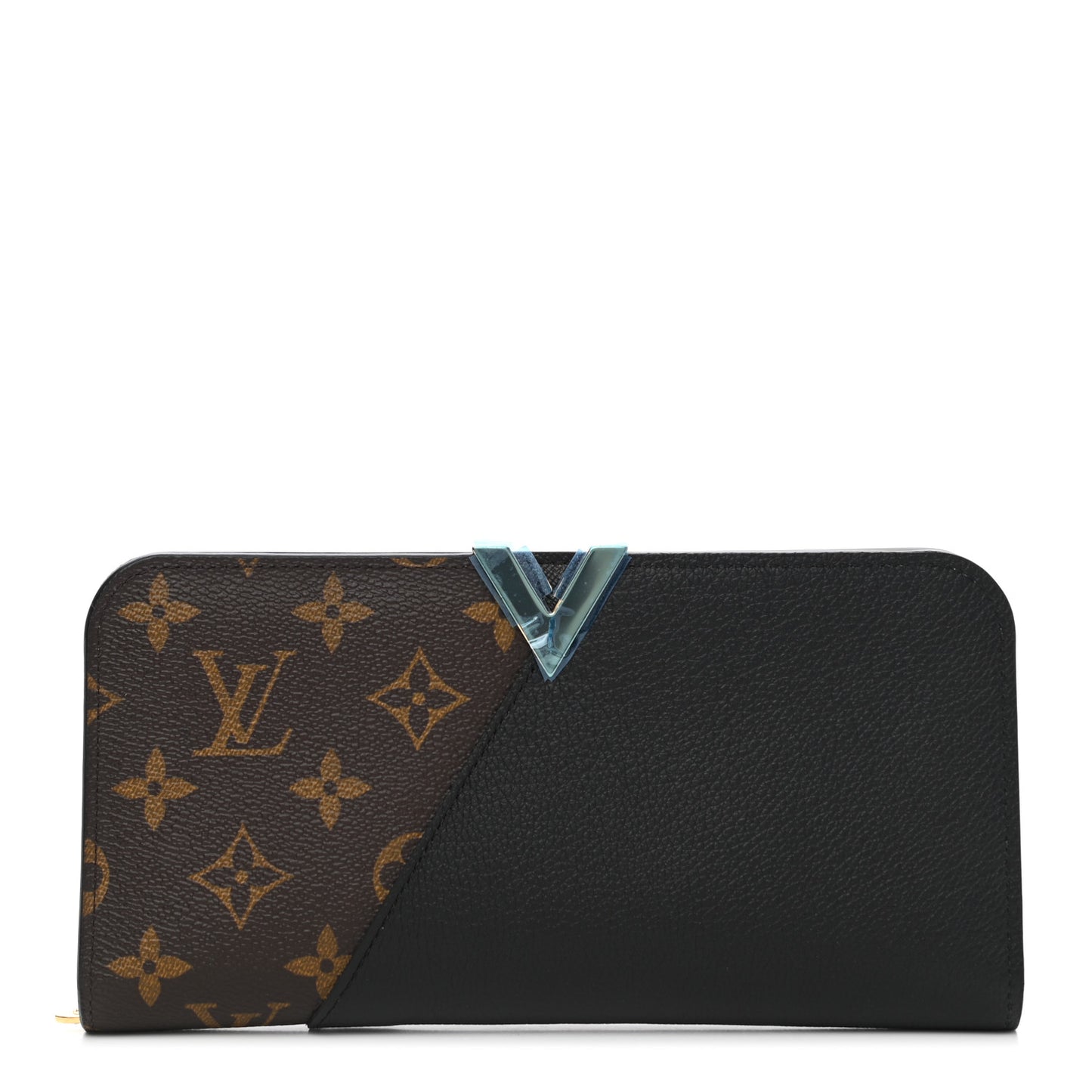 Monogram Calfskin Kimono Wallet Black