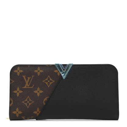 Louis Vuitton Monogram Calfskin Kimono Wallet Black 1 of 9