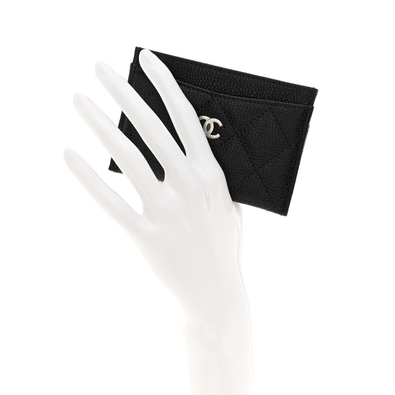 Chanel Caviar Quilted Card Holder Black 2 of 8