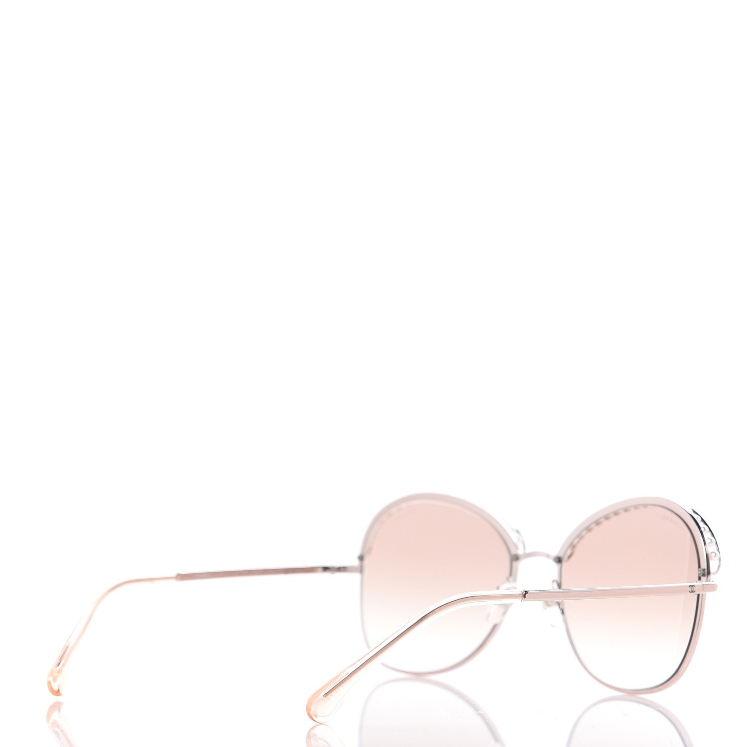 Chanel Pearl Sunglasses 4246-H Pink Gold 3 of 7