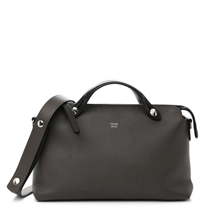 Fendi Vitello Dolce 4 Color Medium By The Way Boston Bag Carbone Grigio Polvere Multicolor 1 of 14