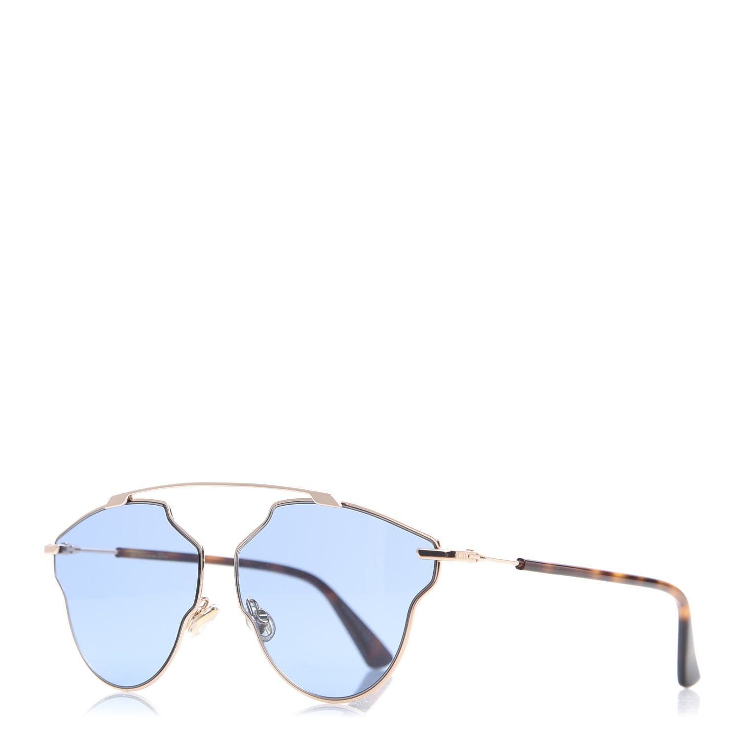 Christian Dior So Real Pop Sunglasses Blue Havana 1 of 9