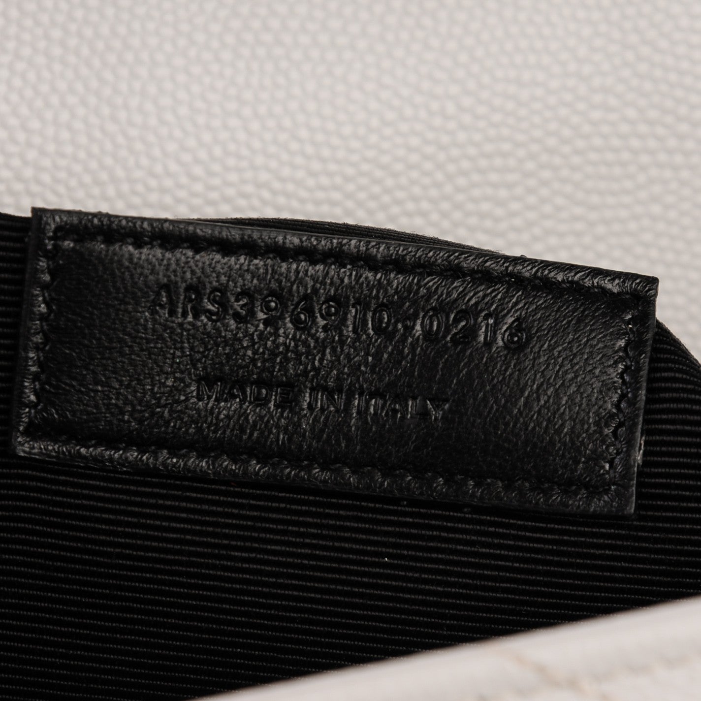 Saint Laurent Grain De Poudre Matelasse Chevron Large Monogram Satchel Light Grey 6 of 7