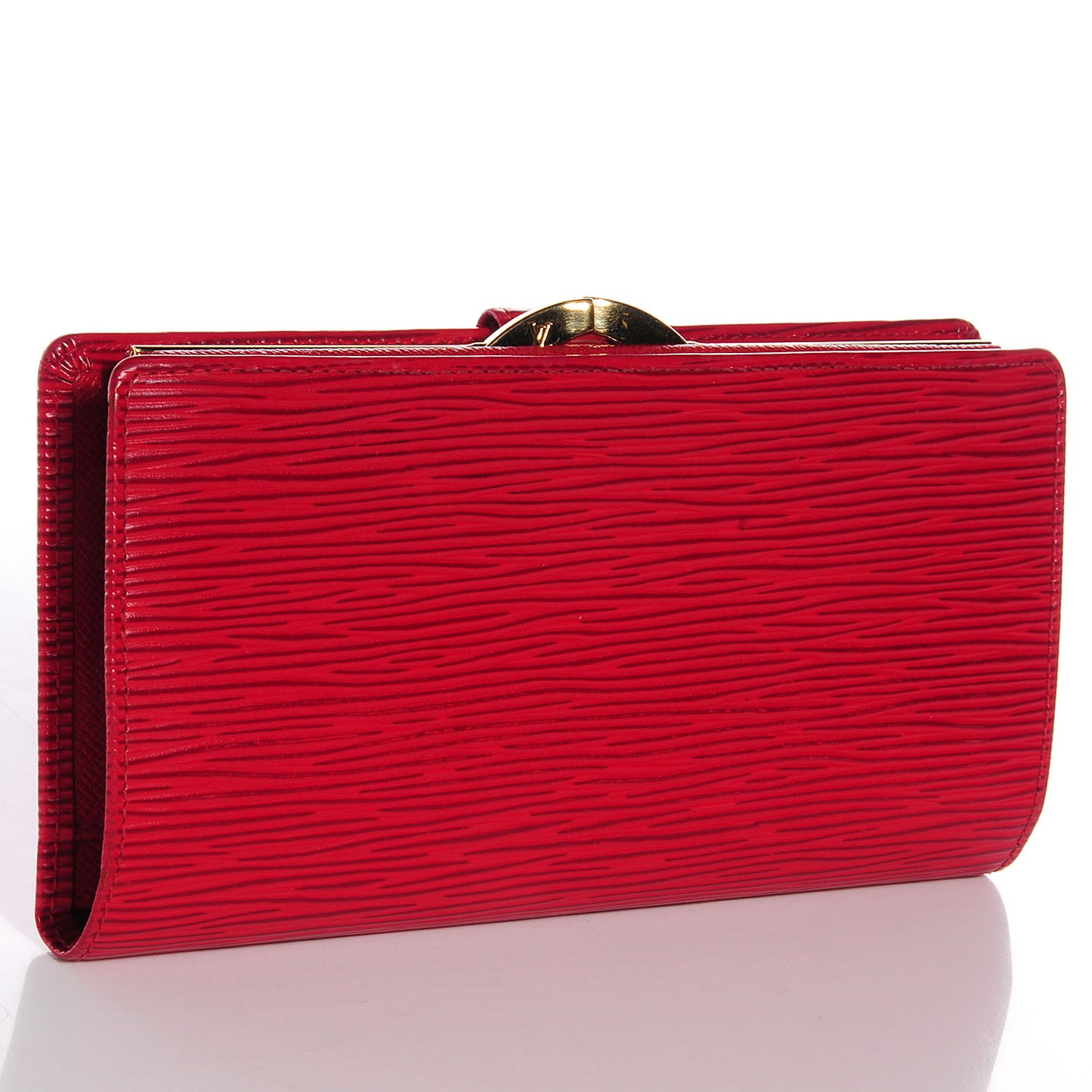 Epi Continental French Purse Wallet Rouge