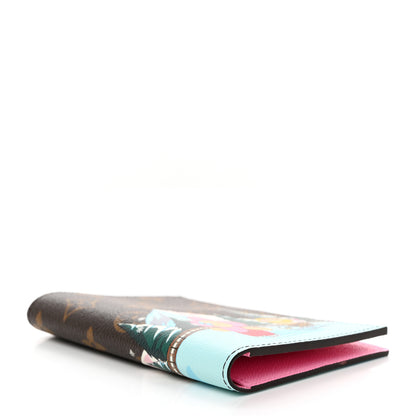 Louis Vuitton Monogram 2023 Christmas Animation Alpine Passport Cover Pink 4 of 7