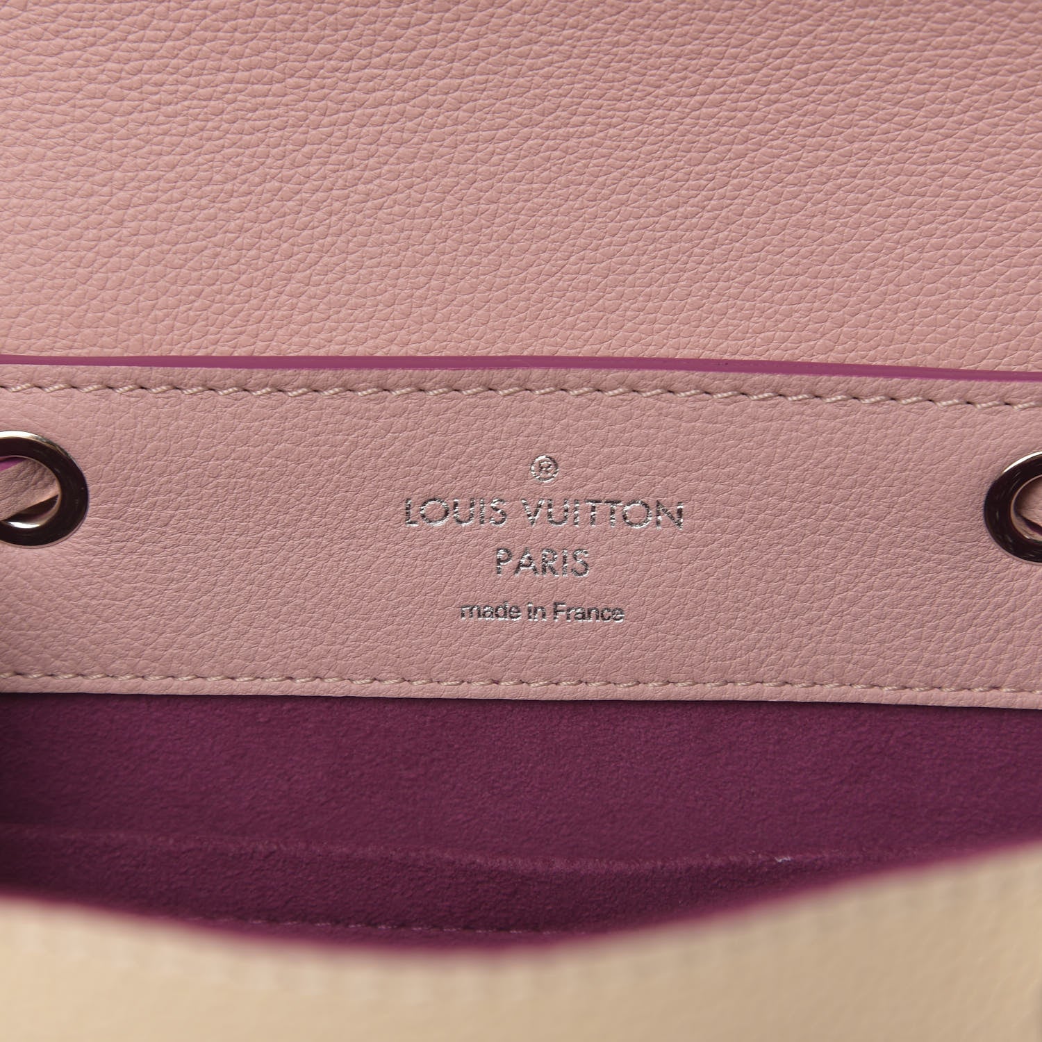 Louis Vuitton Perforated Calfskin Lockme Backpack Rose Poudre Creme 5 of 9