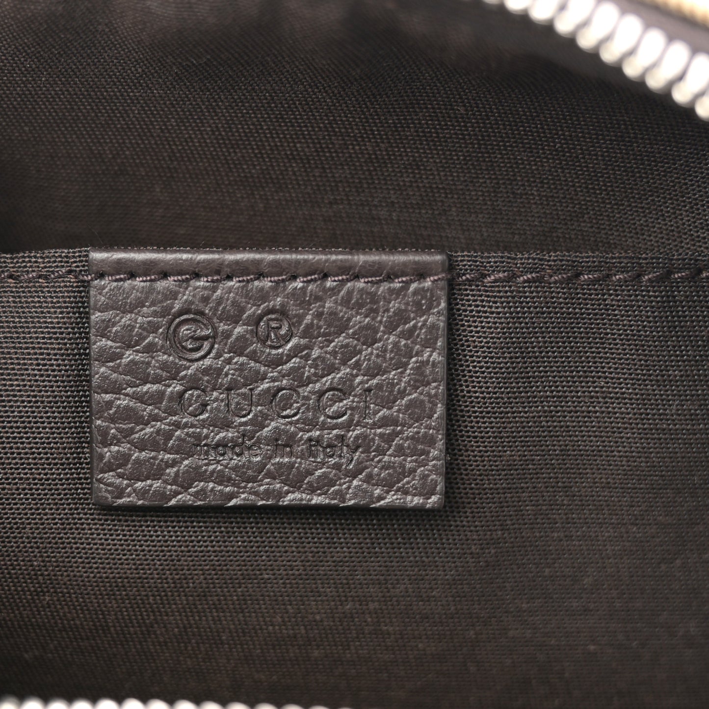 Monogram Belt Bag Dark Brown