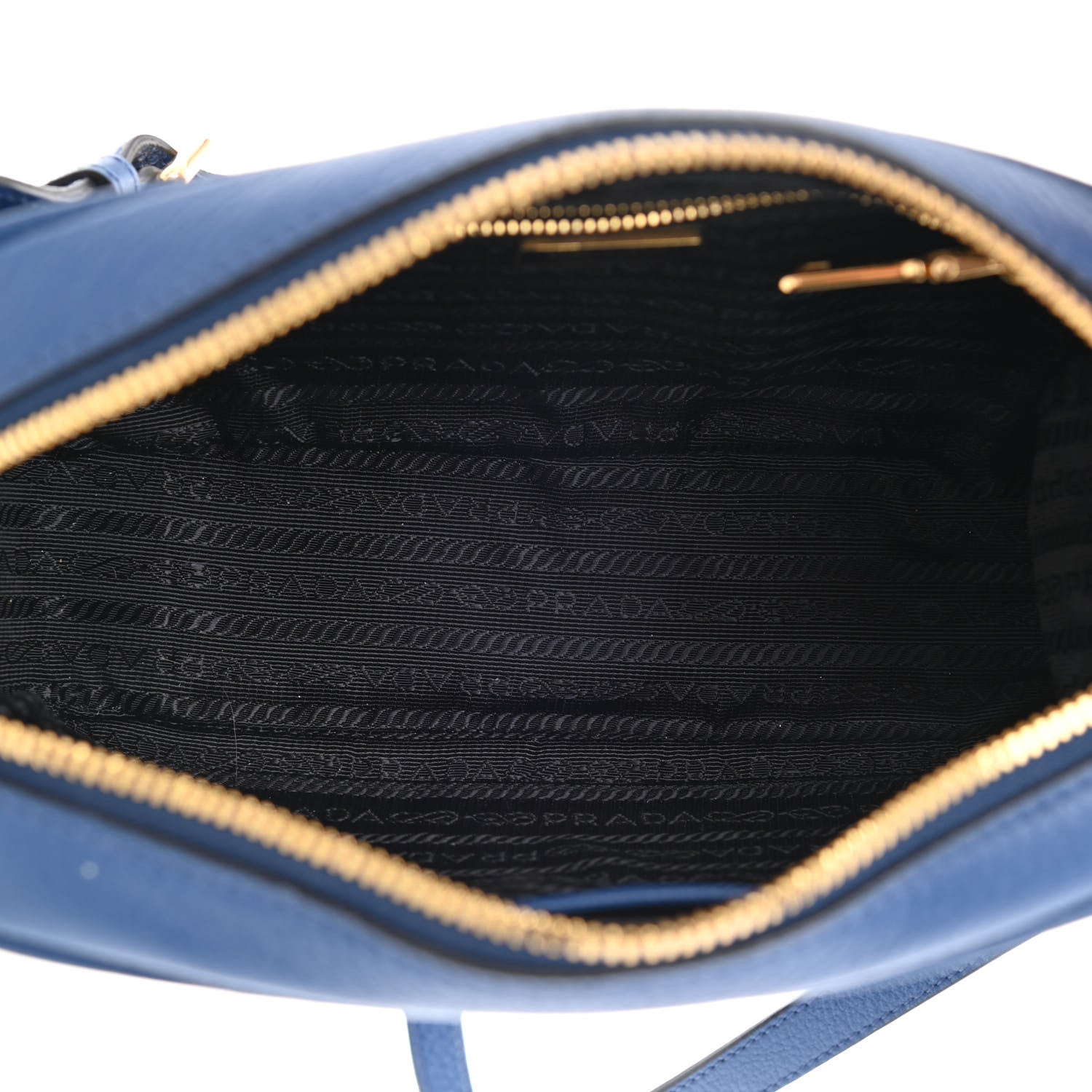Prada Vitello Phenix Camera Bag Bluette 5 of 12
