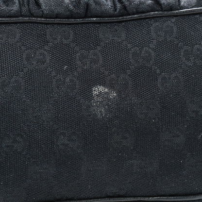 Gucci Monogram Medium Jockey Hobo Black 11 of 11