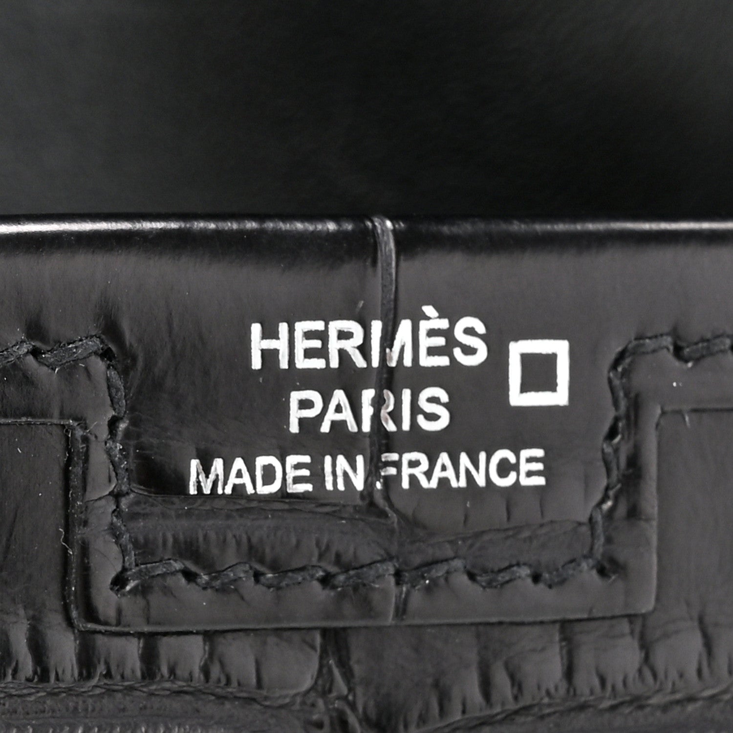 Hermes Matte Alligator Jige Elan 29 Clutch Black 6 of 8