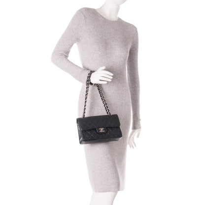 Chanel Caviar Quilted Small Double Flap Black 2 of 8