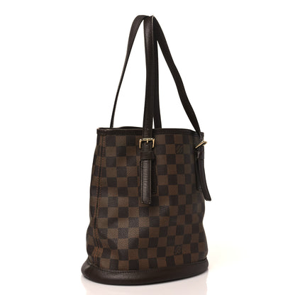 Louis Vuitton Damier Ebene Marais Bucket 23 3 of 9