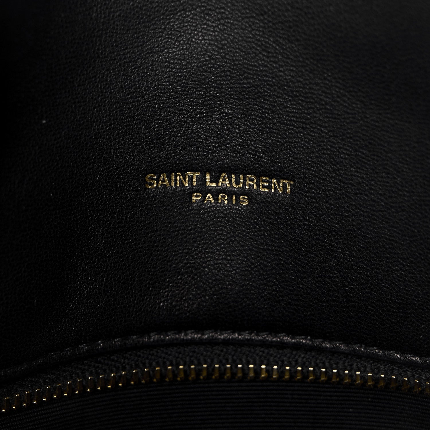 Saint Laurent Lambskin Quilted Small Loulou Puffer Monogram Chain Satchel Black 6 of 11