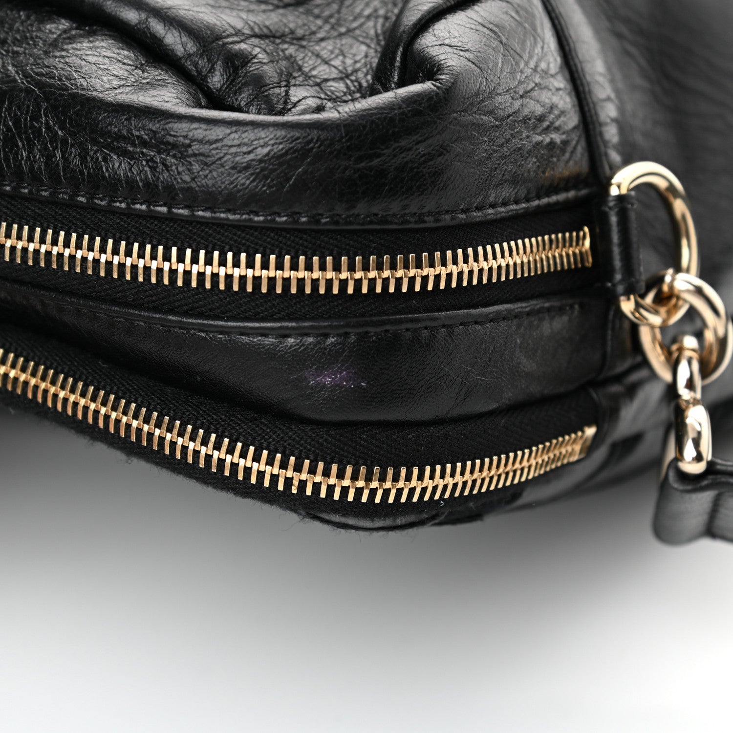 Chanel Lambskin Jersey Scales Camera Case Black 12 of 13