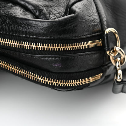 Chanel Lambskin Jersey Scales Camera Case Black 12 of 13