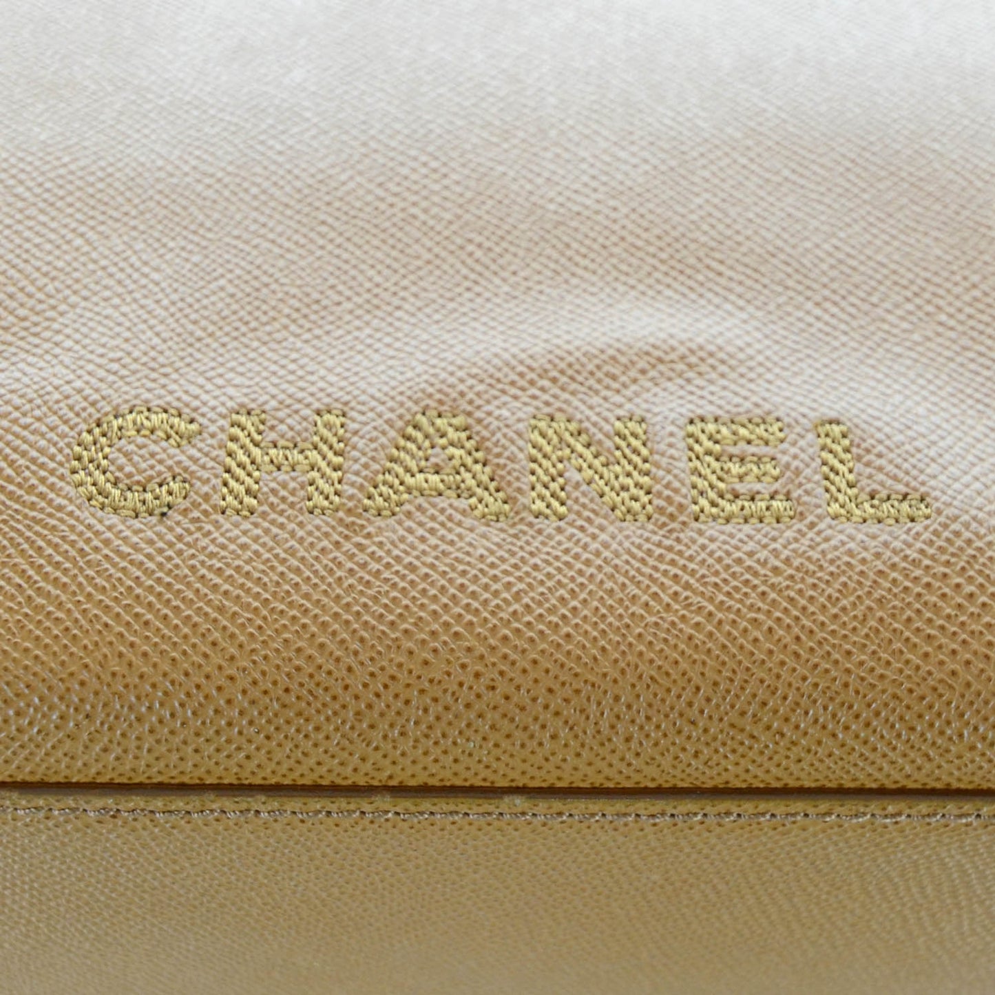 Caviar Shoulder Bag Light Brown