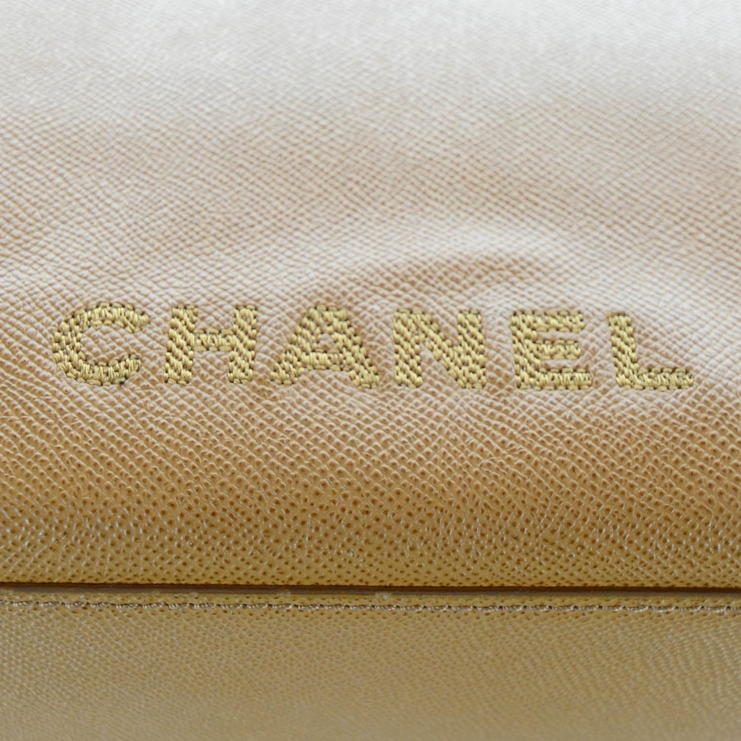 Chanel Caviar Shoulder Bag Light Brown 7 of 11