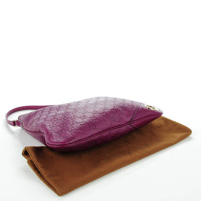 Gucci Guccissima Medium New Britt Hobo Purple 4 of 7